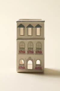 Paddywax Parisian Townhouse Cone Incense & Tea Light Holder Set