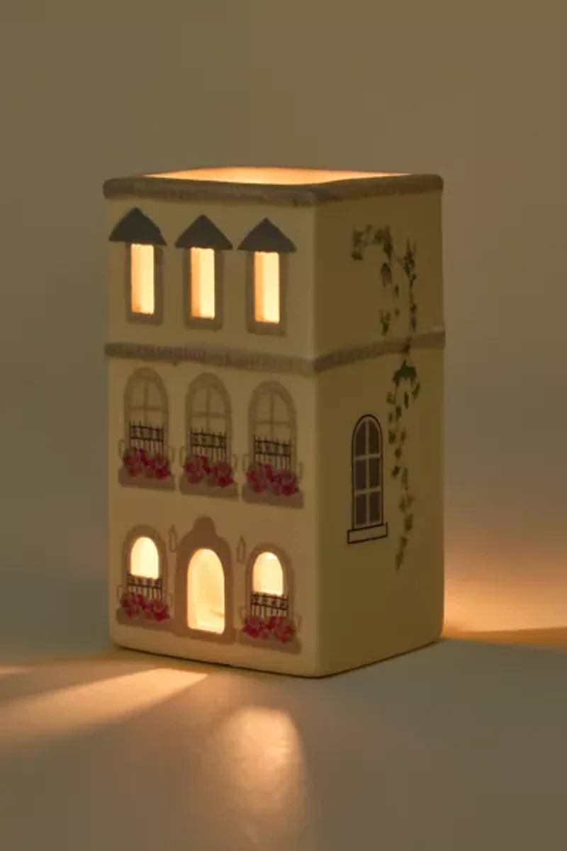 Paddywax Parisian Townhouse Cone Incense & Tea Light Holder Set