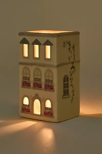 Paddywax Parisian Townhouse Cone Incense & Tea Light Holder Set