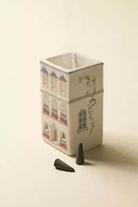 Paddywax Parisian Townhouse Cone Incense & Tea Light Holder Set