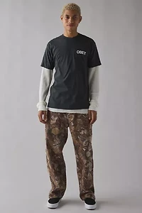 OBEY Classic Baggy Printed Pant