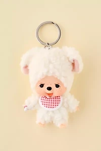 Monchhichi Friends Sheep Plushie Keychain
