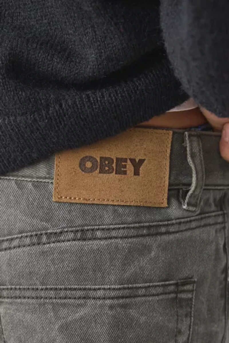 OBEY Classic Wrinkle Baggy Jean