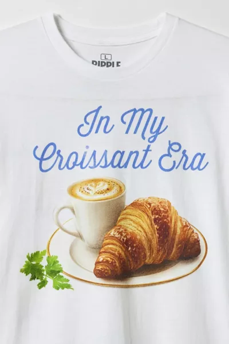 Croissant Cafe Graphic Tee