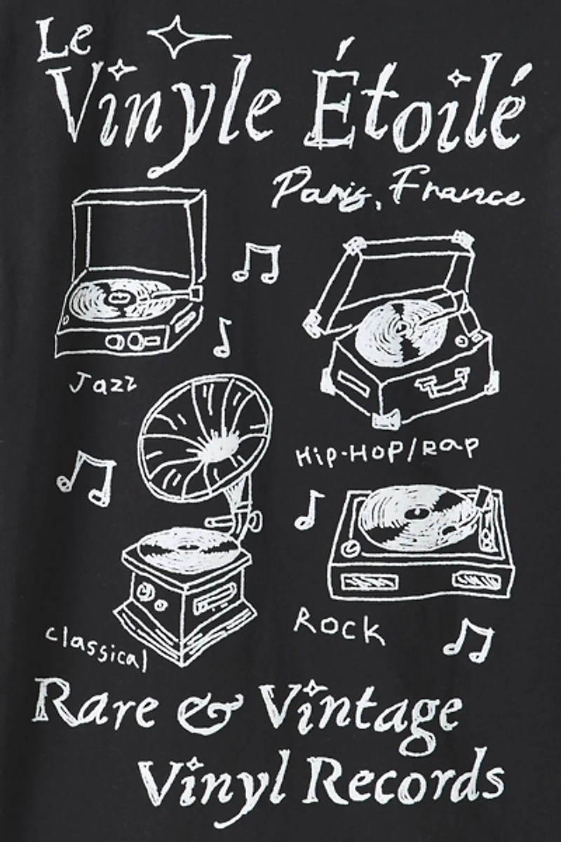 Rare & Vintage Vinyl Records Graphic Tee