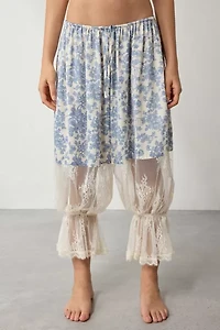 Out From Under Milla Lace-Trim Bra Top + Bloomer Pant Set