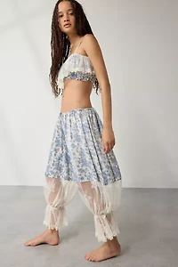 Out From Under Milla Lace-Trim Bra Top + Bloomer Pant Set