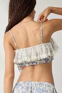 Out From Under Milla Lace-Trim Bra Top + Bloomer Pant Set