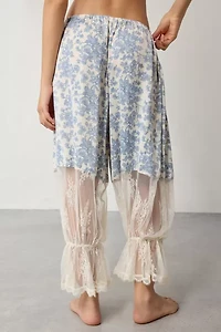 Out From Under Milla Lace-Trim Bra Top + Bloomer Pant Set