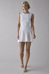 UO Ella Side Cutout Drop Waist Mini Dress