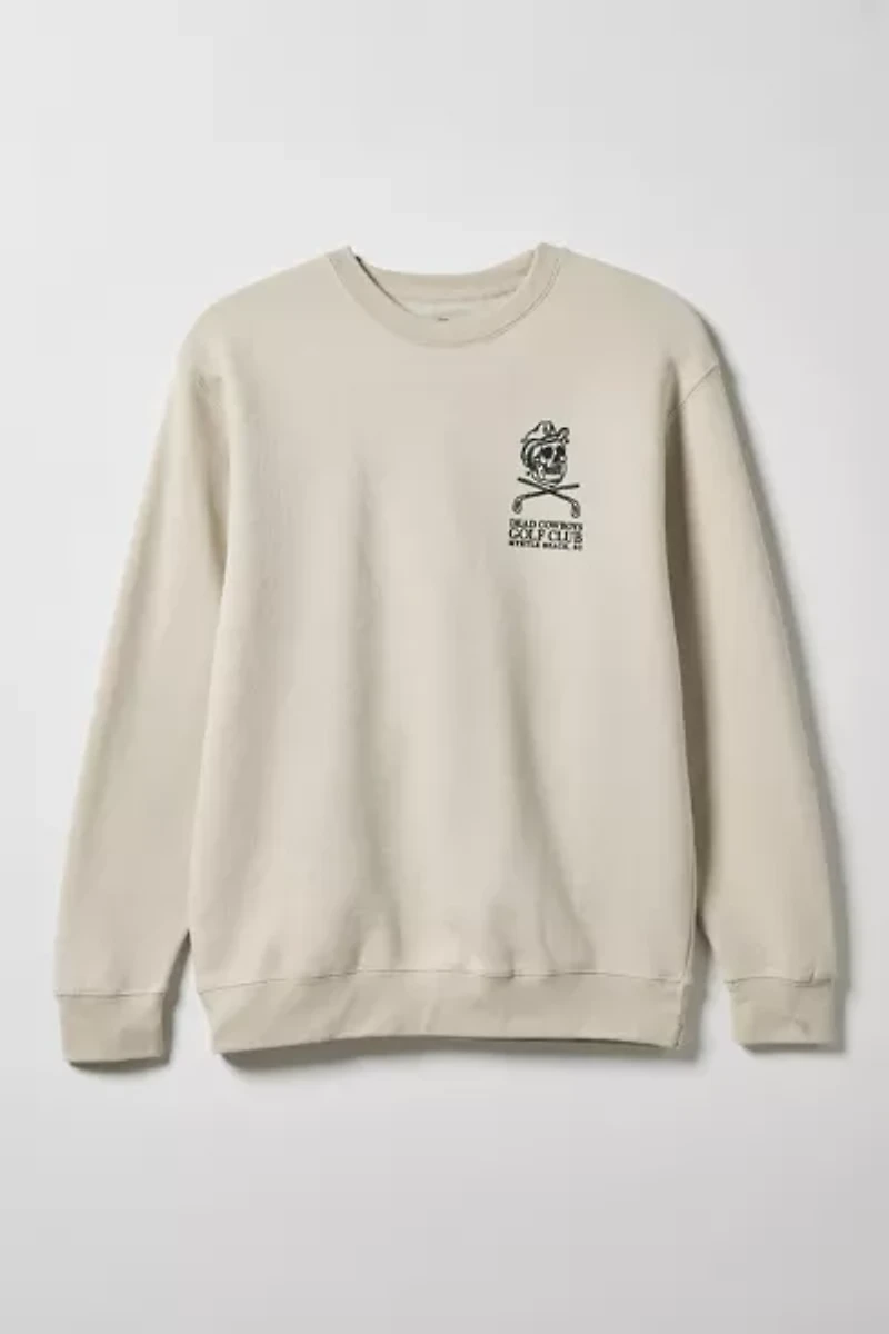 Dead Cowboys Golf Club Graphic Crew Neck Sweatshirt