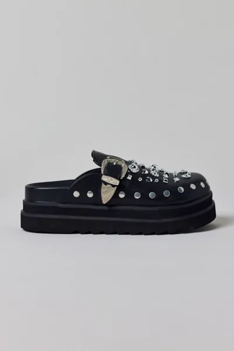 Azalea Wang Swiftly Studded Platform Clog