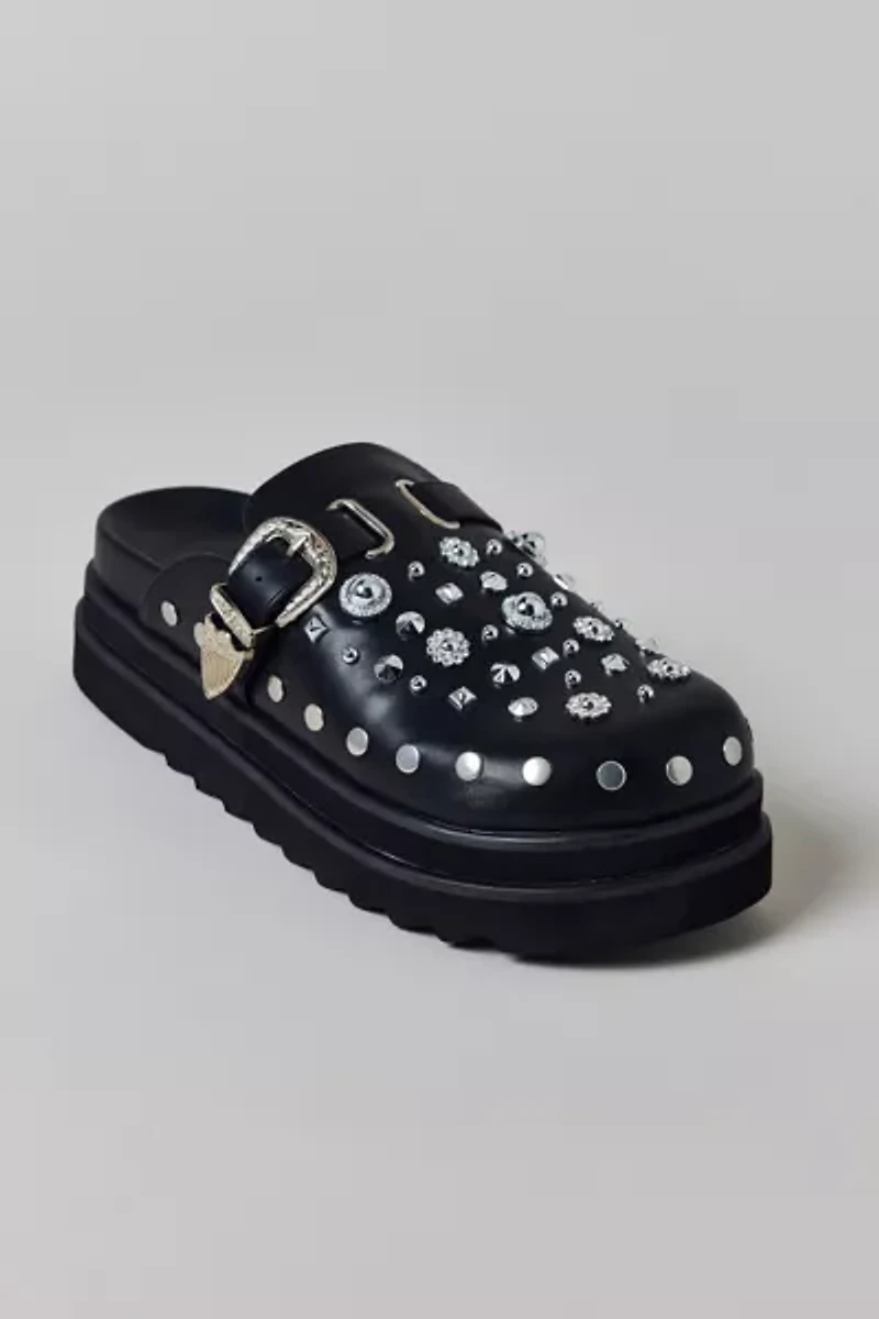 Azalea Wang Swiftly Studded Platform Clog