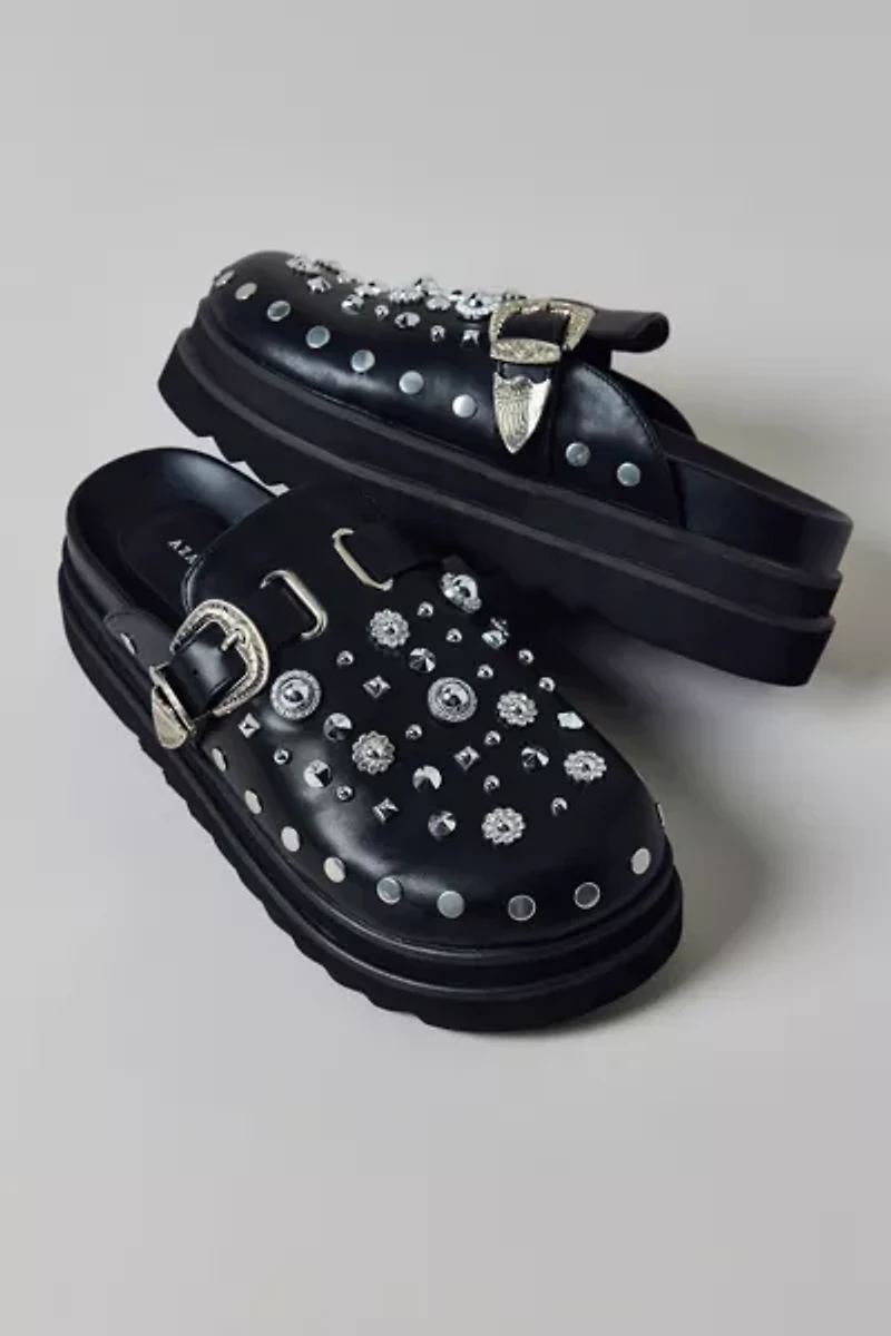 Azalea Wang Swiftly Studded Platform Clog