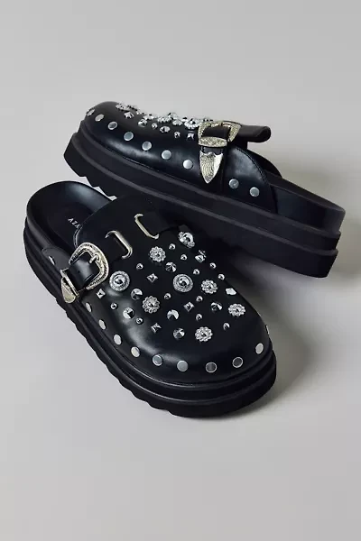 Azalea Wang Swiftly Studded Platform Clog
