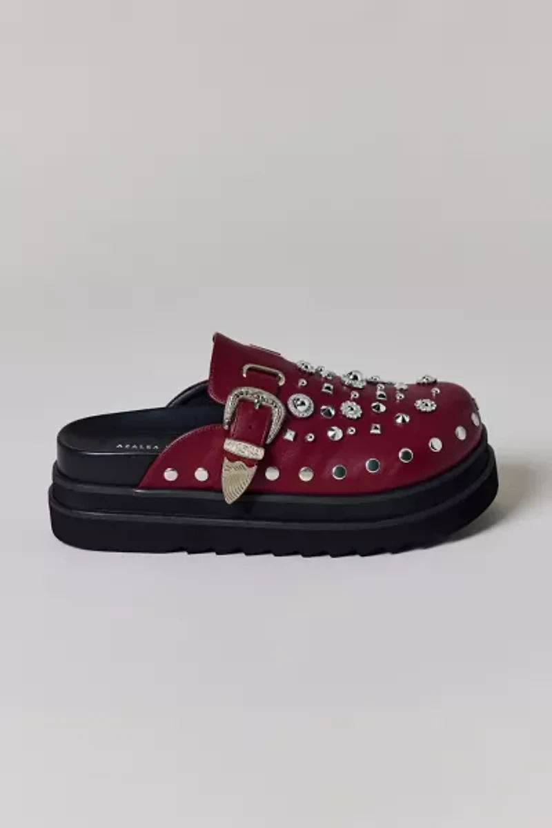 Azalea Wang Swiftly Studded Platform Clog