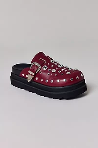 Azalea Wang Swiftly Studded Platform Clog