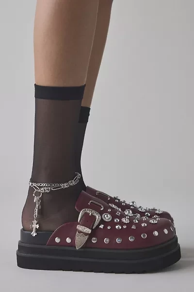 Azalea Wang Swiftly Studded Platform Clog