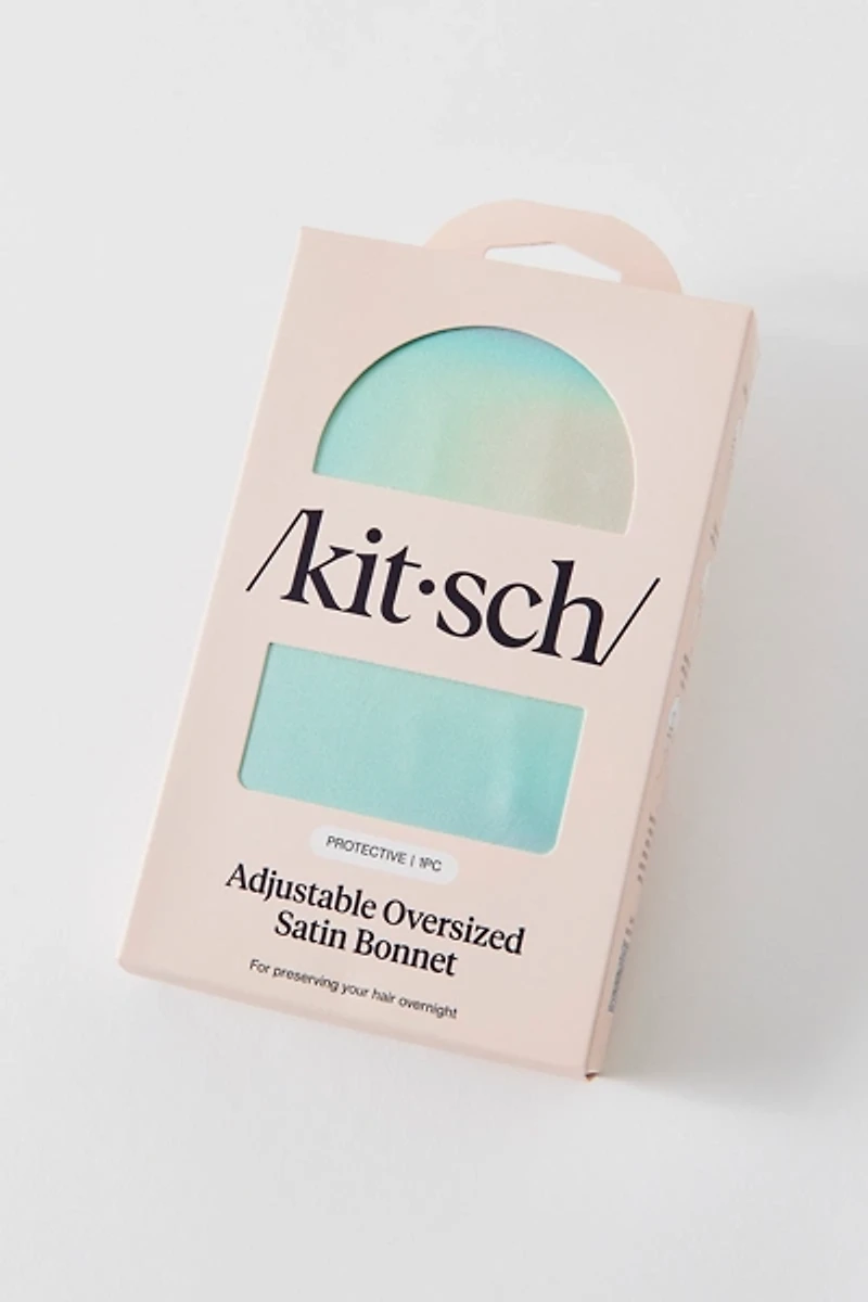 KITSCH Adjustable Oversized Satin Bonnet