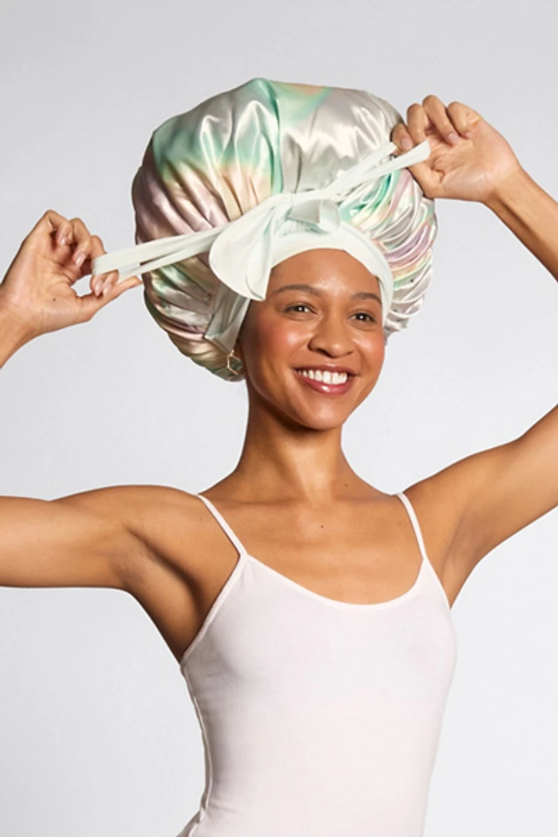 KITSCH Adjustable Oversized Satin Bonnet