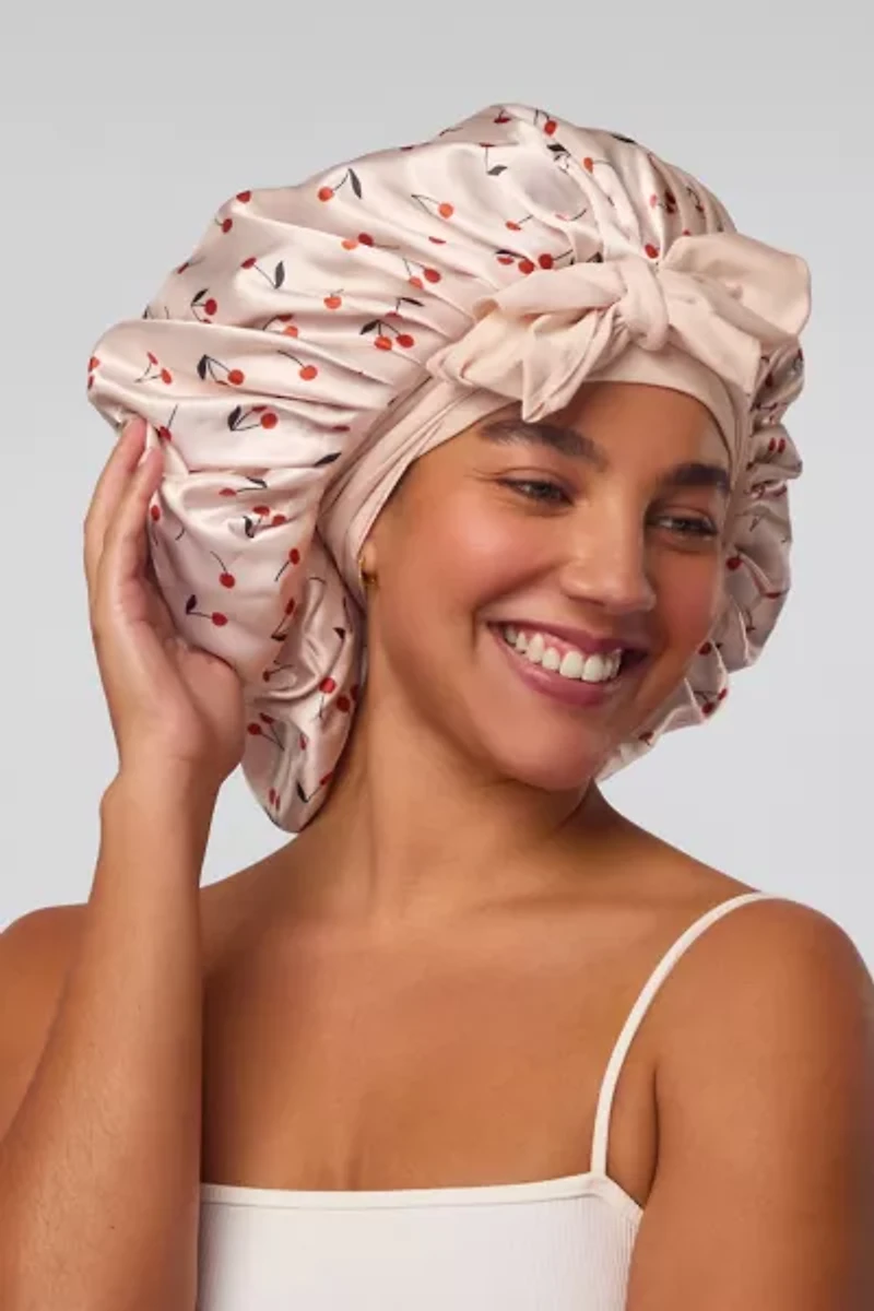 KITSCH Adjustable Oversized Satin Bonnet