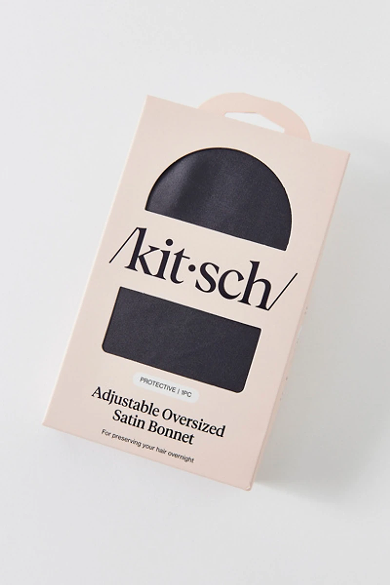 KITSCH Adjustable Oversized Satin Bonnet