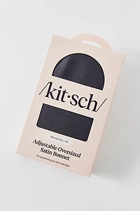 KITSCH Adjustable Oversized Satin Bonnet