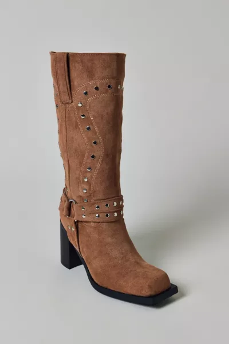 Azalea Wang Cirilla Studded Harness Boot
