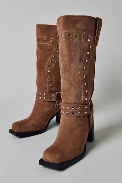 Azalea Wang Cirilla Studded Harness Boot