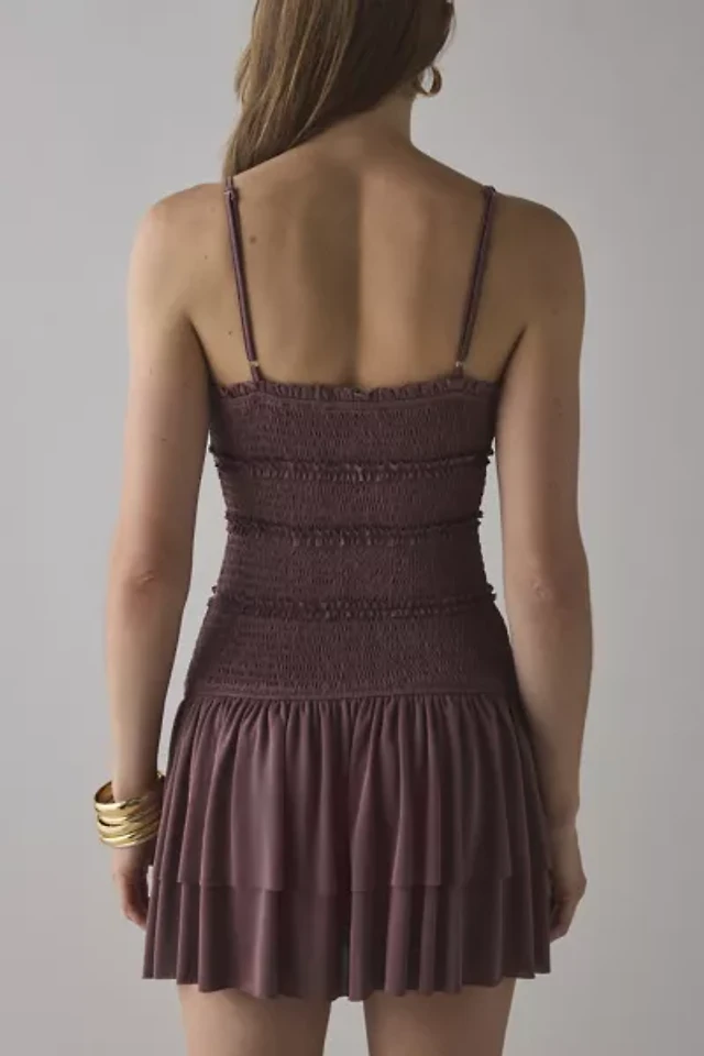 uo daphne drop-waist mini dress UO Daphne Drop-Waist Mini Dress