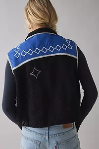 PASTICHE Montana Reversible Piled Fleece Vest