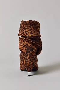 Azalea Wang Grebe Leopard Print Boot