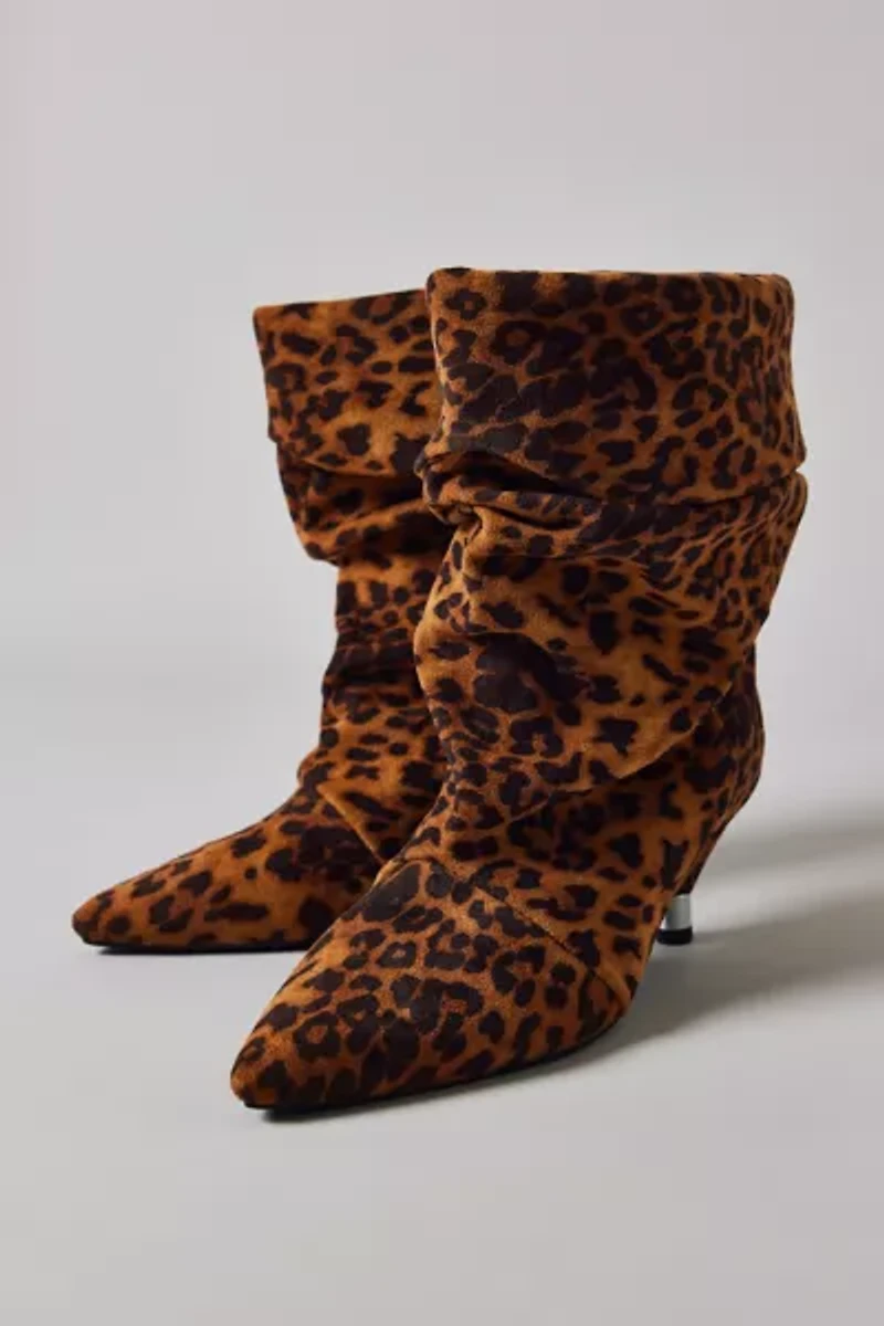 Azalea Wang Grebe Leopard Print Boot