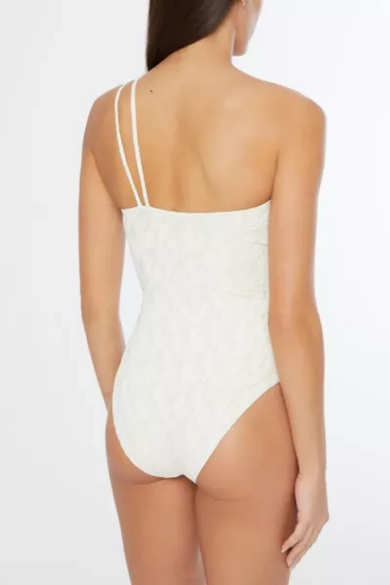 Onia Sloane One Shoulder Piece Swimsuit