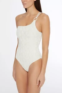 Onia Sloane One Shoulder Piece Swimsuit