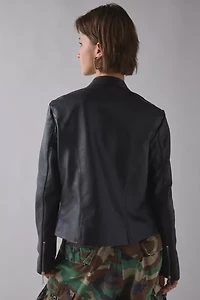 Schott Lambskin Leather Moto Jacket