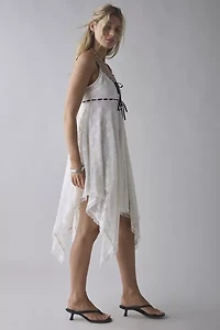 Kimchi Blue Hartley Lace Hanky Hem Babydoll Midi Dress