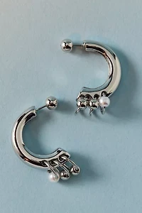 Pierced Front/Back Hoop Earring