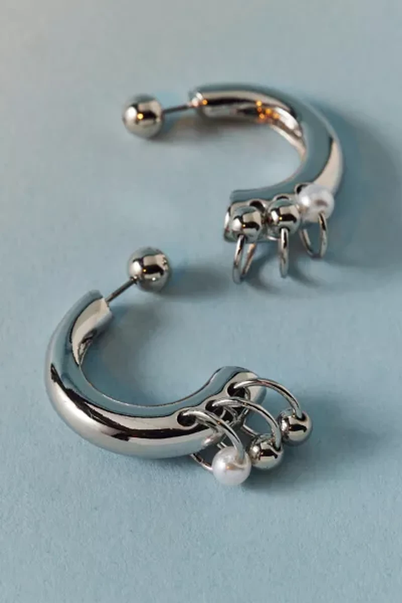 Pierced Front/Back Hoop Earring