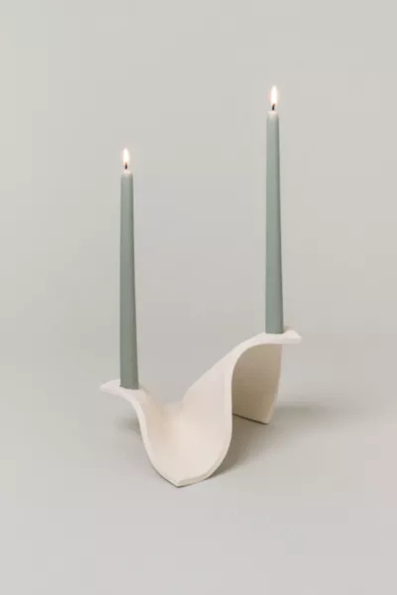 SIN Drape Ceramic Candelabra