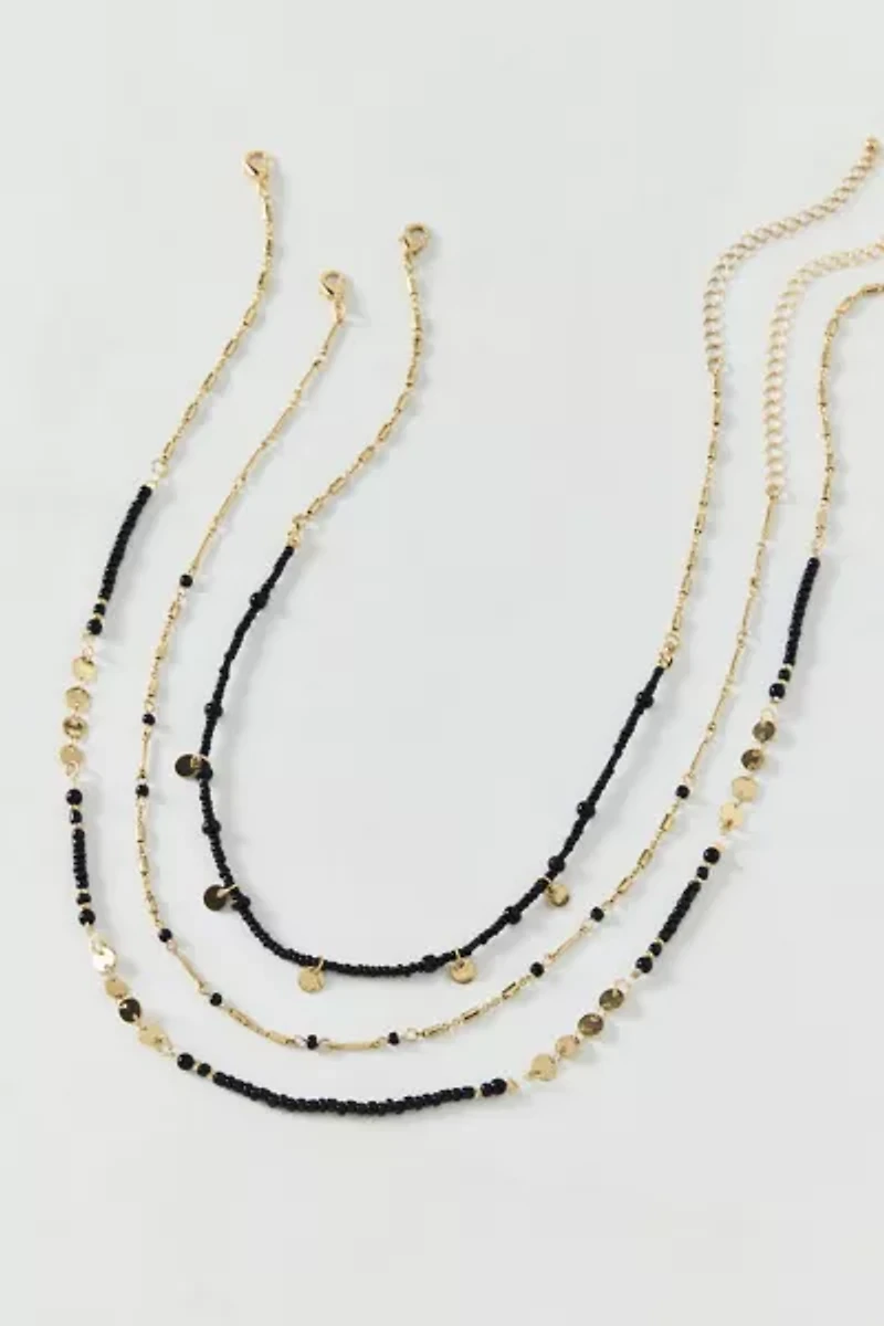 Cara Long Bead Layering Necklace Set