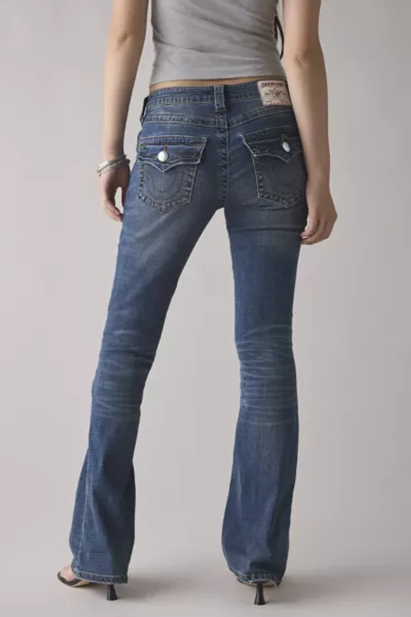 True Religion Front Pocket Low-Rise Bootcut Jean