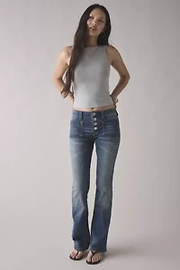 True Religion Front Pocket Low-Rise Bootcut Jean