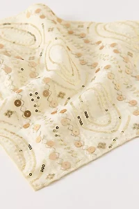 Romy Gold Embellished Headscarf