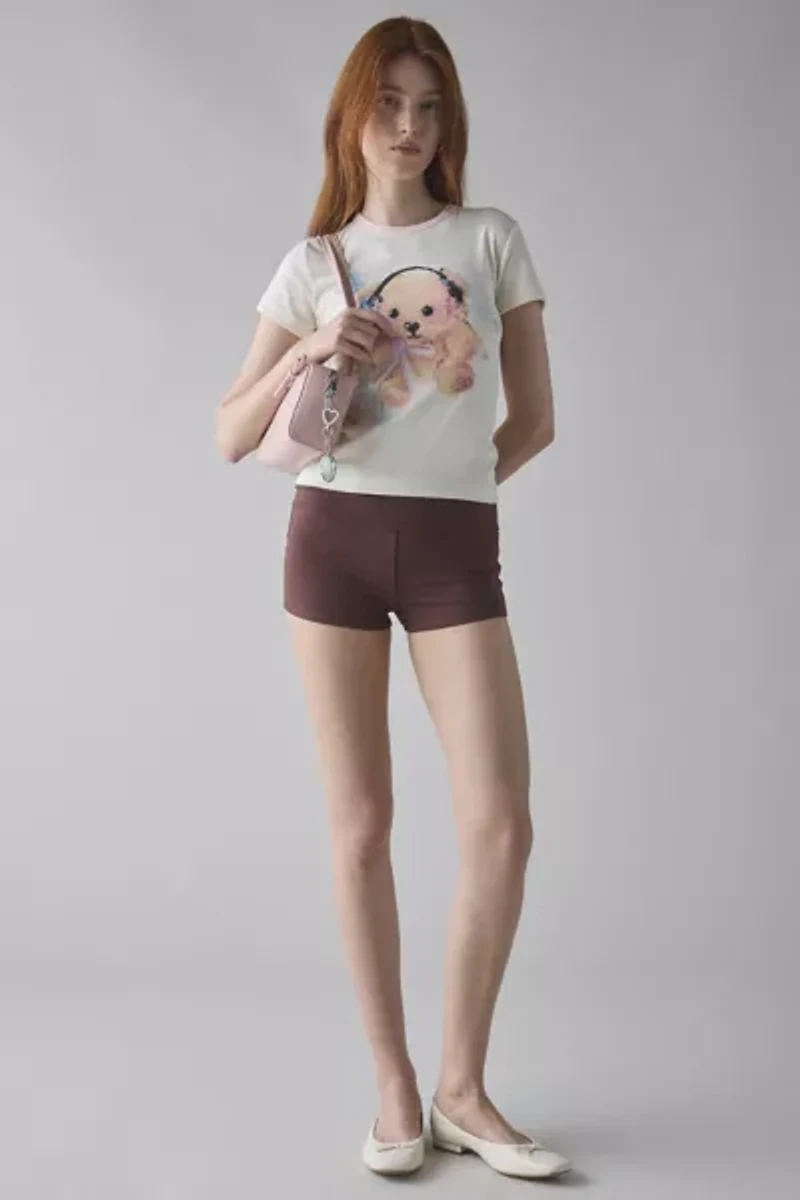 DJ Teddy Bear Graphic Baby Tee