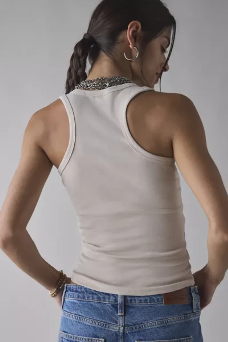 Jaded London Eyelet Studded Cutout Vest Top