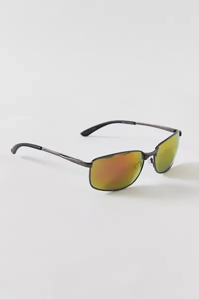 Lang Rectangle Reflective Sunglasses