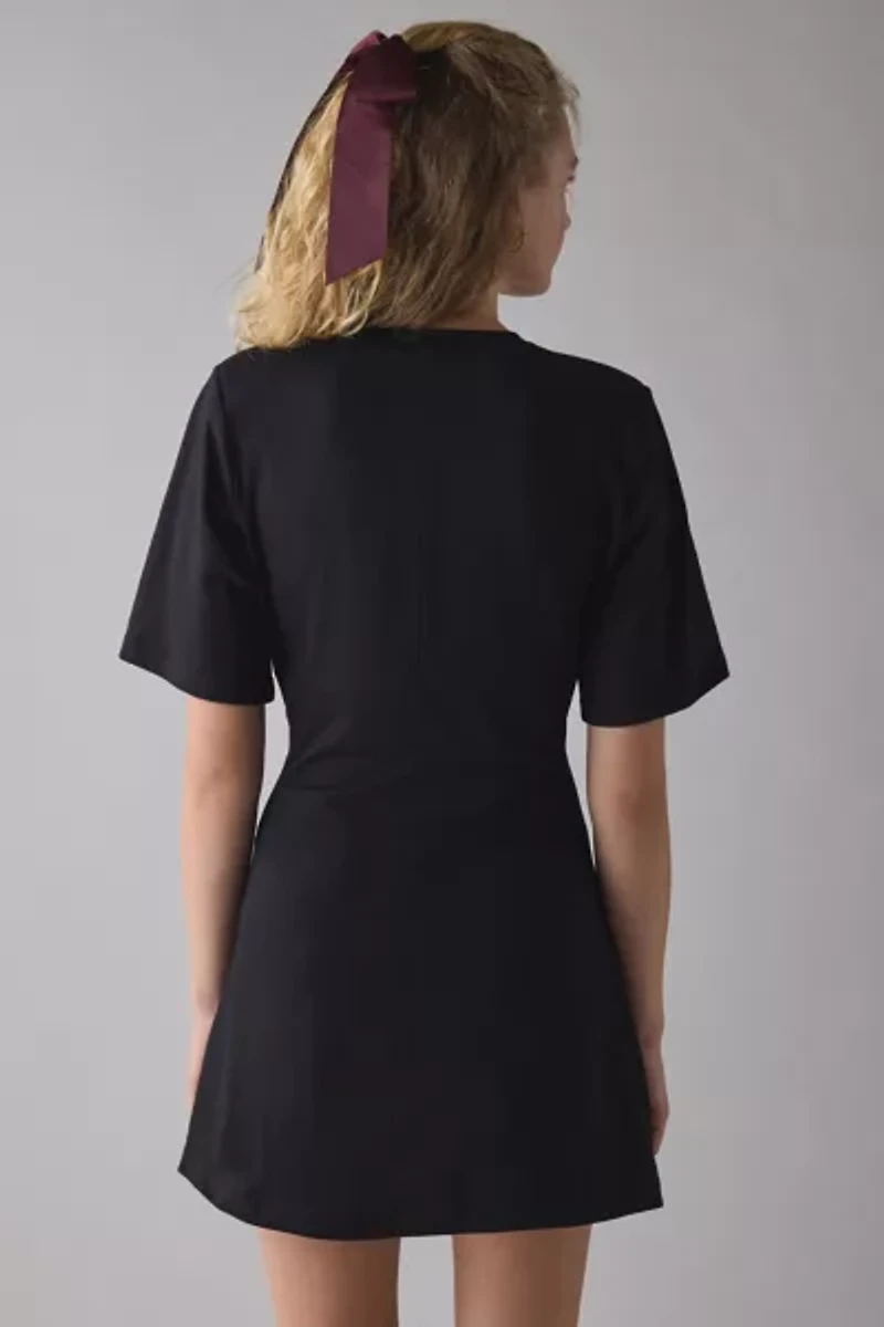 Glamorous Short Sleeve Jersey Knit Mini Dress