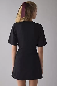 Glamorous Short Sleeve Jersey Knit Mini Dress