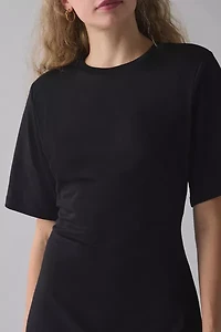 Glamorous Short Sleeve Jersey Knit Mini Dress